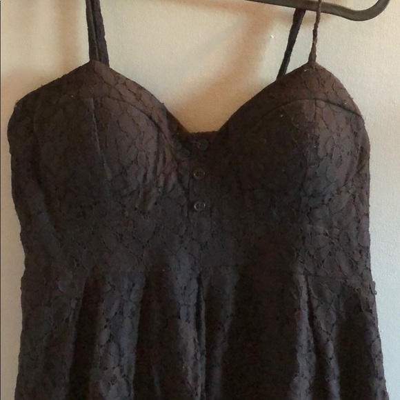 Blue notes Black lace tank top - Picture 2 of 3